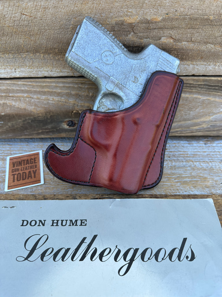 Don Hume 001 Brown Leather Front Pocket Holster For KAHR MK40 PM40 PM9 MK9