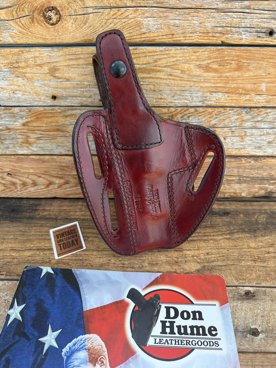 Vintage Don Hume 711 Agent Brown Leather OWB Holster for Springfied XD