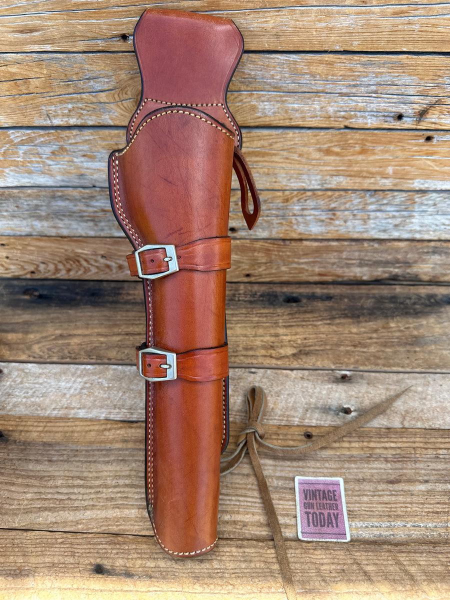 Alfonso's Brown Leather Lined Western Holster for Ruger Blackhawk