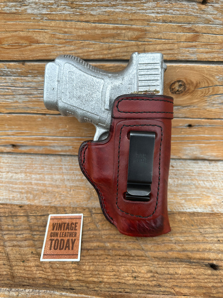 Don Hume H715  Brown Leather Open Top IWB Holster For GLOCK G29 G30 G30S