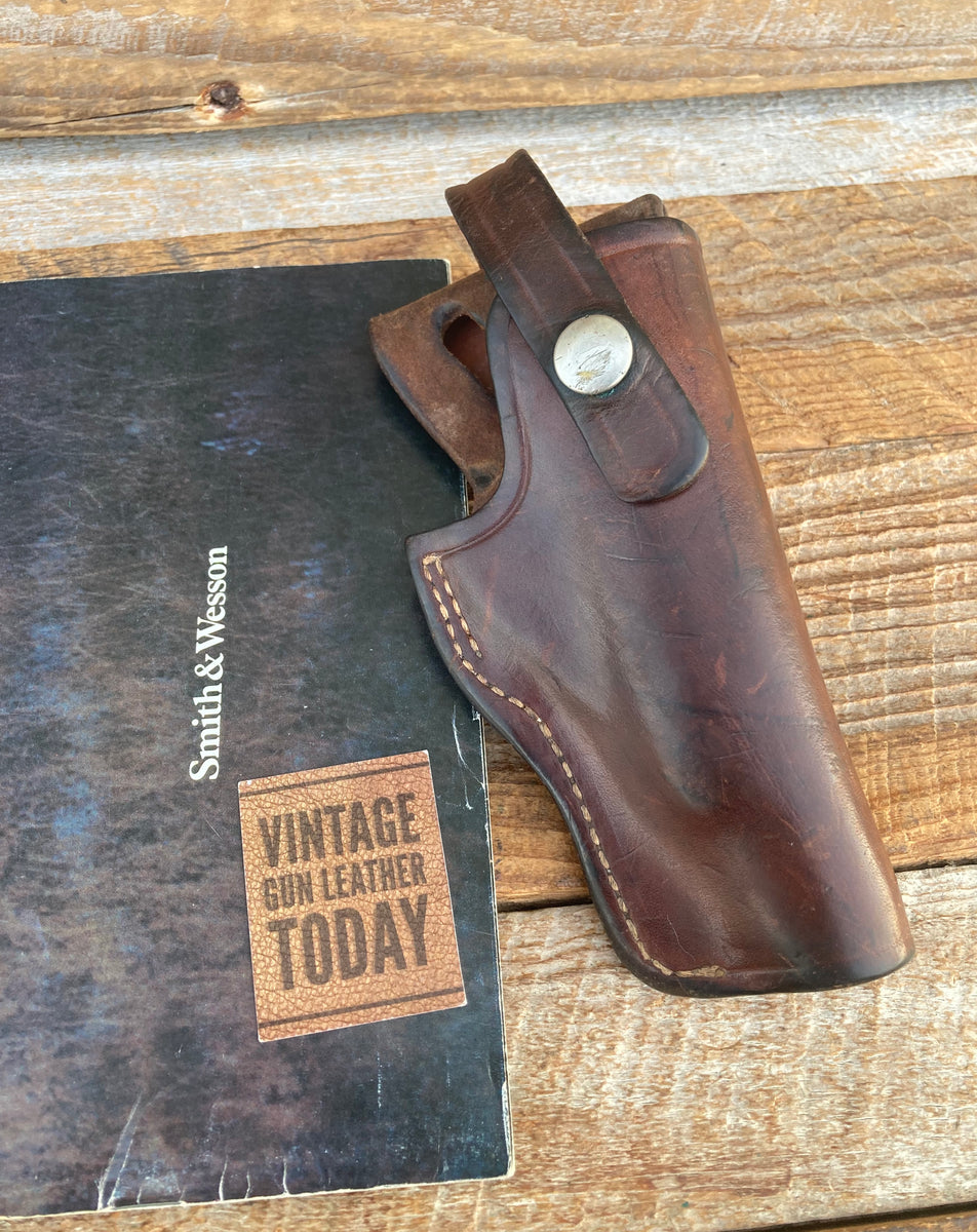 Vintage Smith Wesson Blazer 21 87 Brown Leather Holster For Star FM 4 –  vintagegunleather