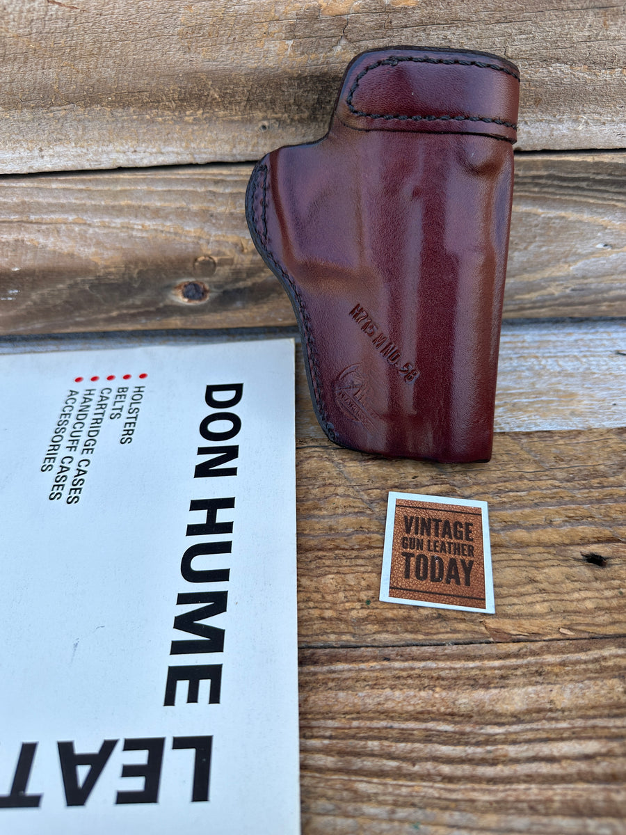 Don Hume H715 WC Brown Leather IWB Holster For Daewoo .40 9mm Left