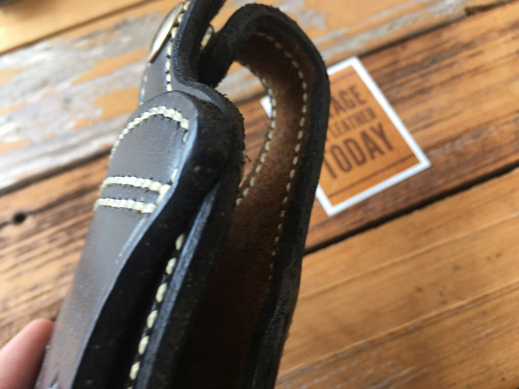 Vintage Alfonsos Black Leather Lined Holster For Colt Government 1911