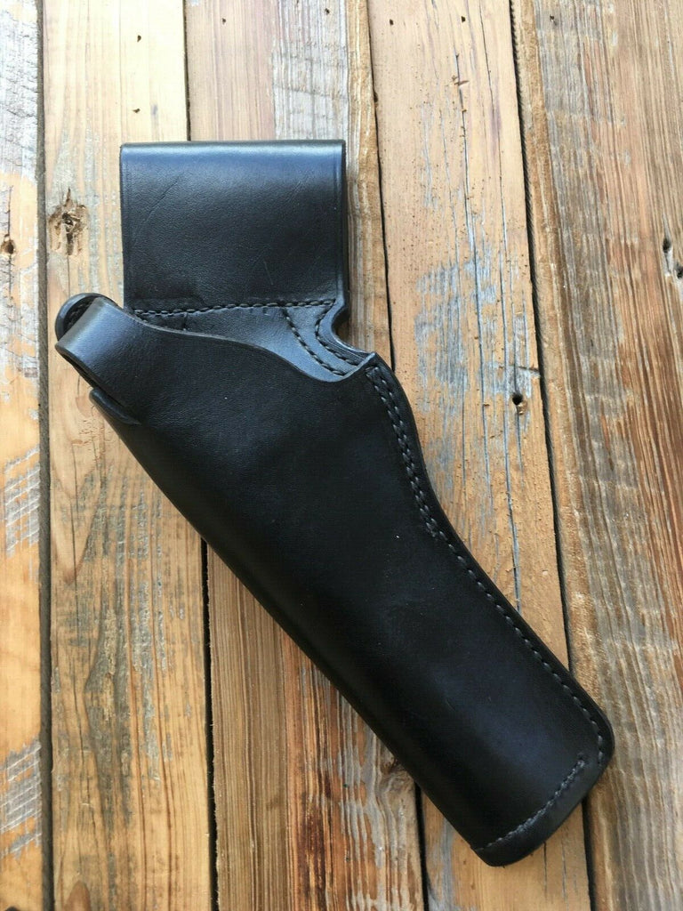 Vintage Tex Shoemaker 35 Border Patrol Plain Leather Holster For 6" Revolver K Frame