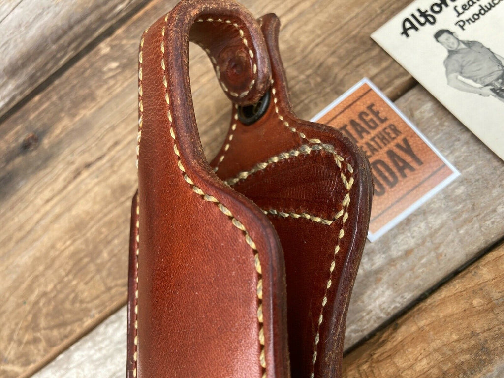Vintage Alfonso's Brown Leather / Suede Lined Holster For 1911 Colt Government