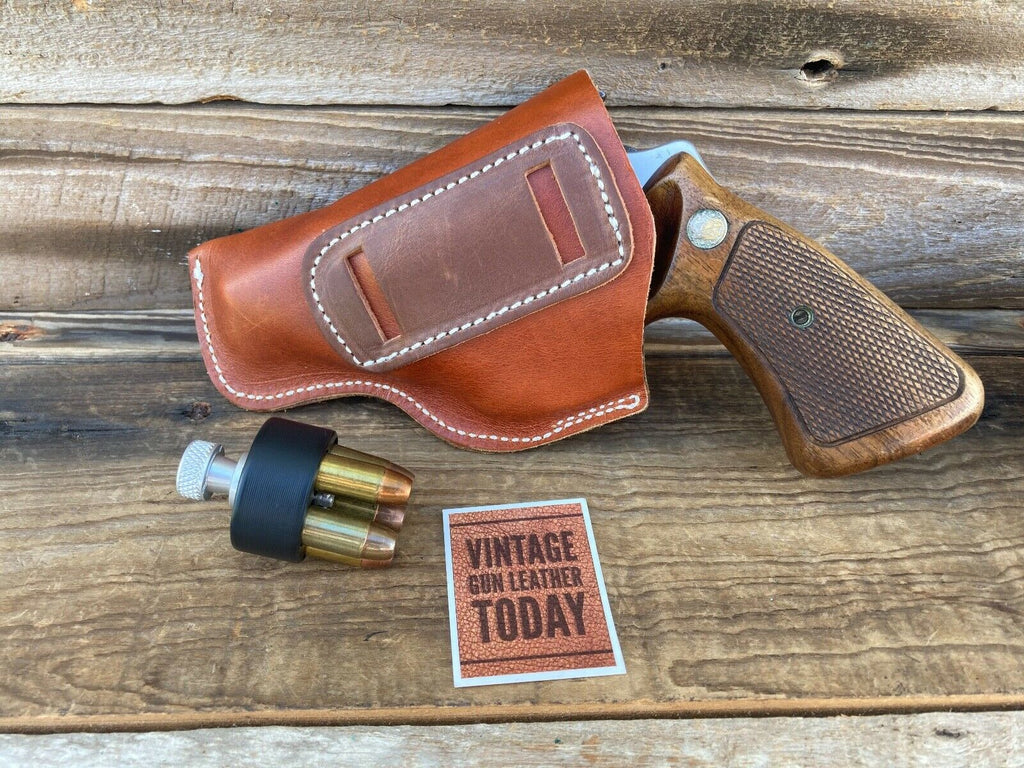 Alfonsos Leather IWB Holster For S&W  J Frame / Colt Detective Small Revolver 2"