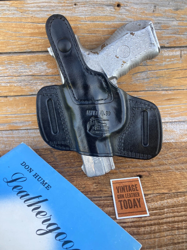 Vintage Don Hume H717 Black Leather Holster For S&W Smith & Wesson 99 .40