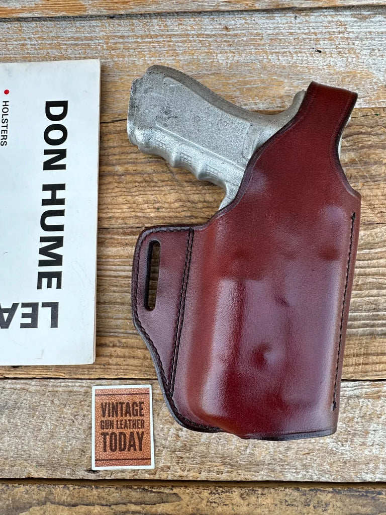 Don Hume Tac Light Holster Brown Leather For GLOCK 17 22 31 w/ M3 Streamlight