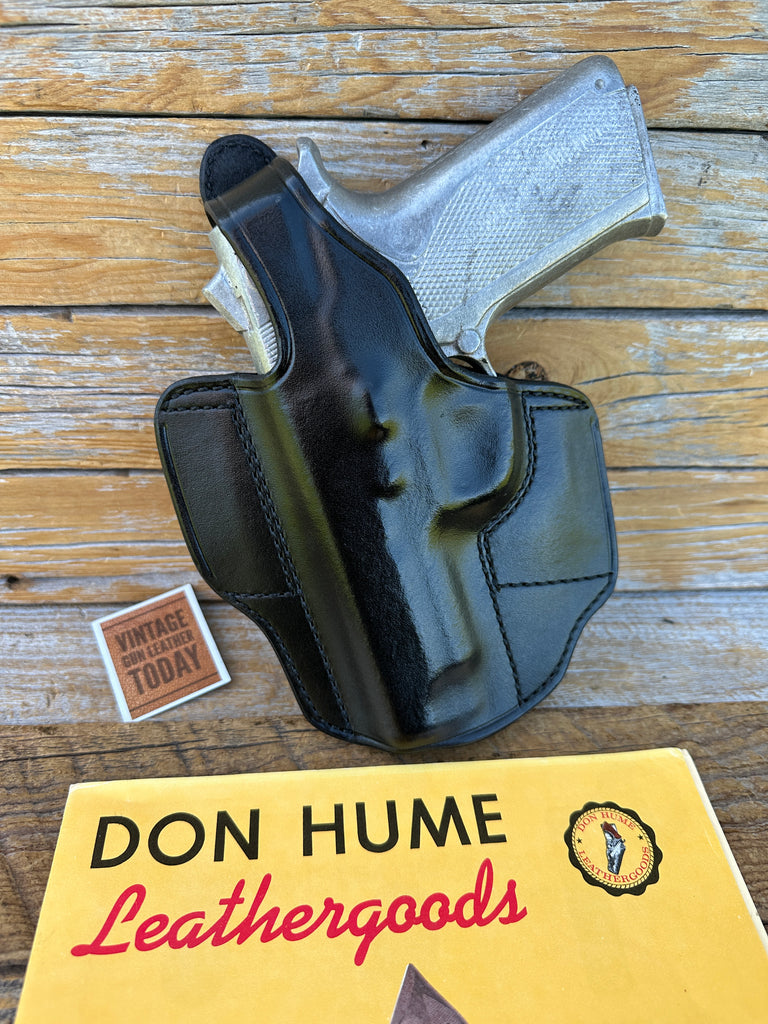 Vintage Don Hume H721 Black Leather OWB Holster for S&W Smith  1006 1086 4586