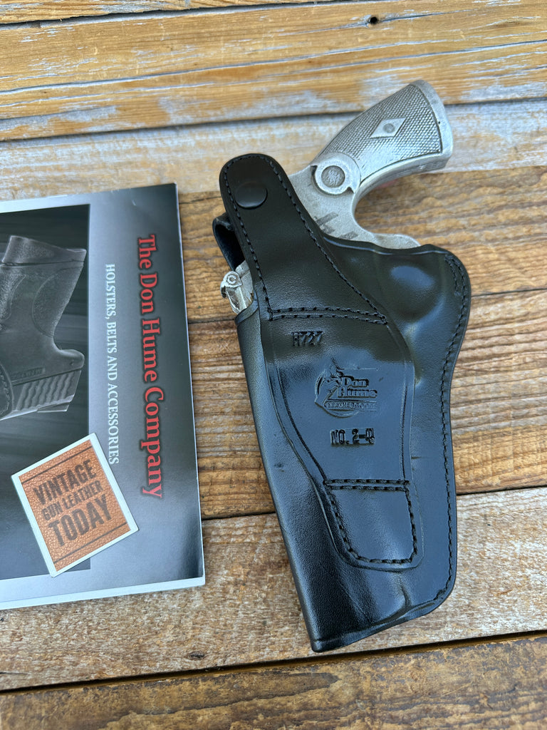 Don Hume 727 Black Leather Holster For S&W 29 57 58 27 28 23 20 25 22 Revolver N