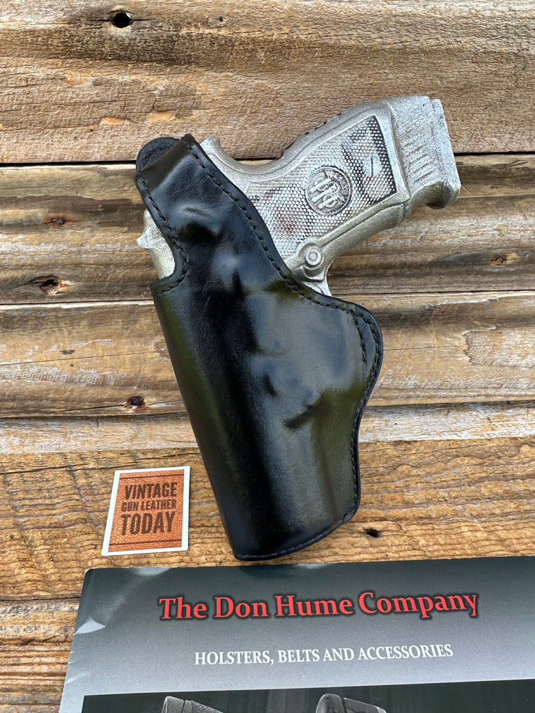 Don Hume H 727 High Ride Black Leather OWB Holster For Beretta Cougar 8045