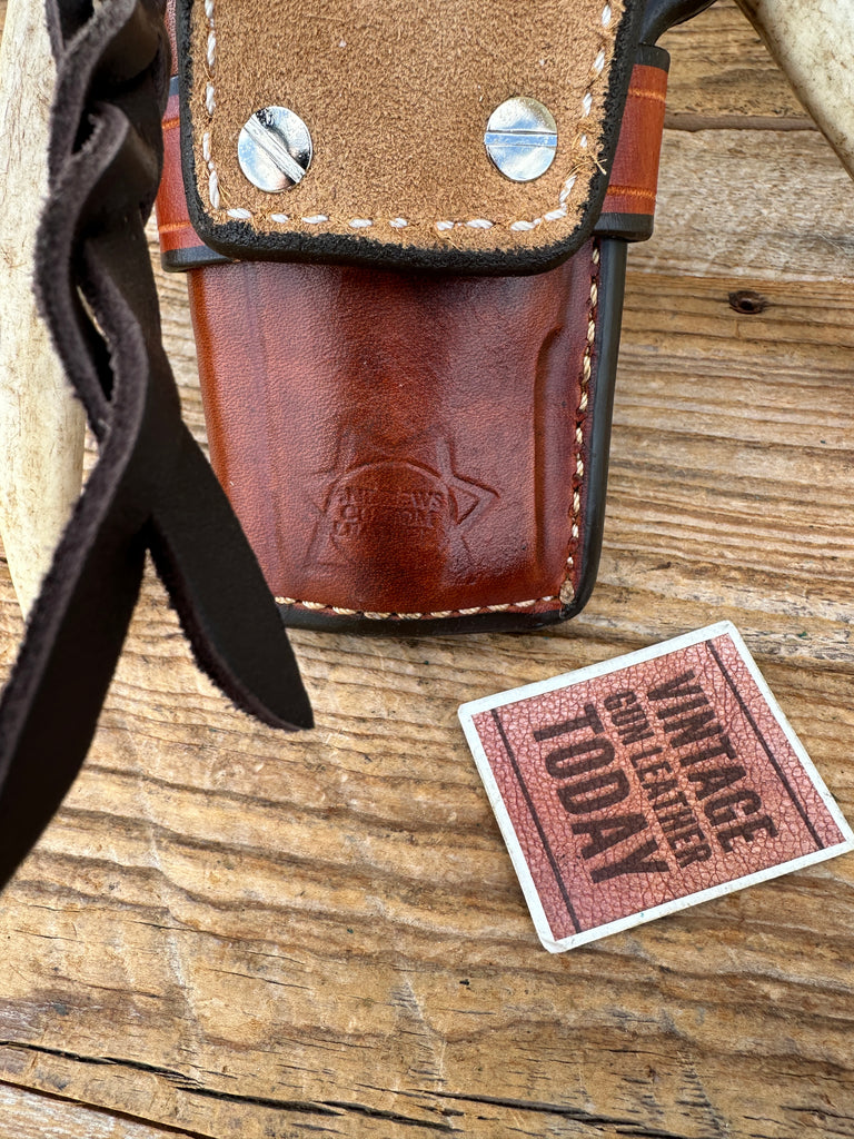 Sam Andrews Western Suede Lined Fancy Stitched Holster For Colt 1911 5 Government