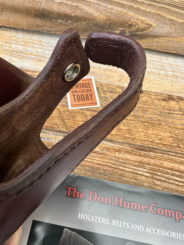 Don Hume HWD No. 41 Fairfax brown Leather Suede Lined Holster For GLOCK G20 G21