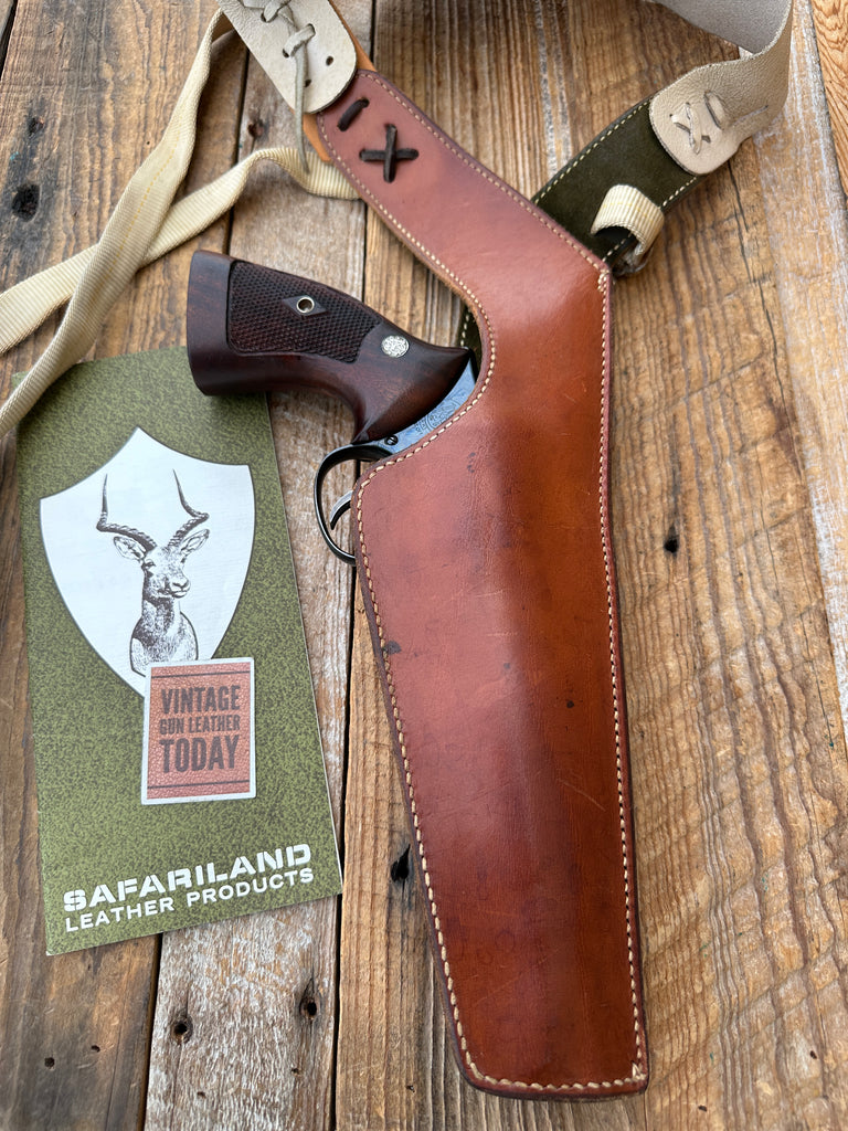 Vintage Safariland Elk Lined 101 Shoulder Holster Medium Revolver Holster 6" K