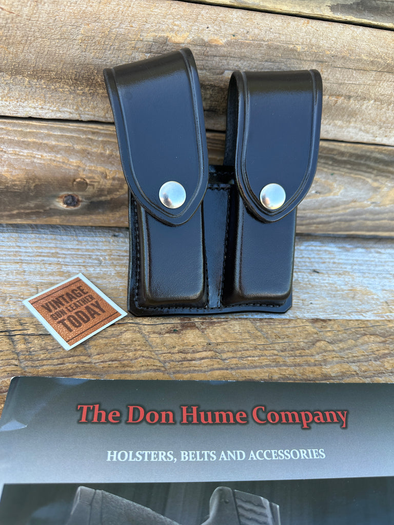 Don Hume D416R MS 850A Brown Leather Double Magazine Carrier For GLOCK SIG H&K