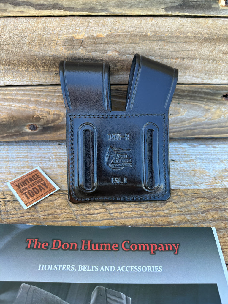 Don Hume D416R MS 850A Brown Leather Double Magazine Carrier For GLOCK SIG H&K