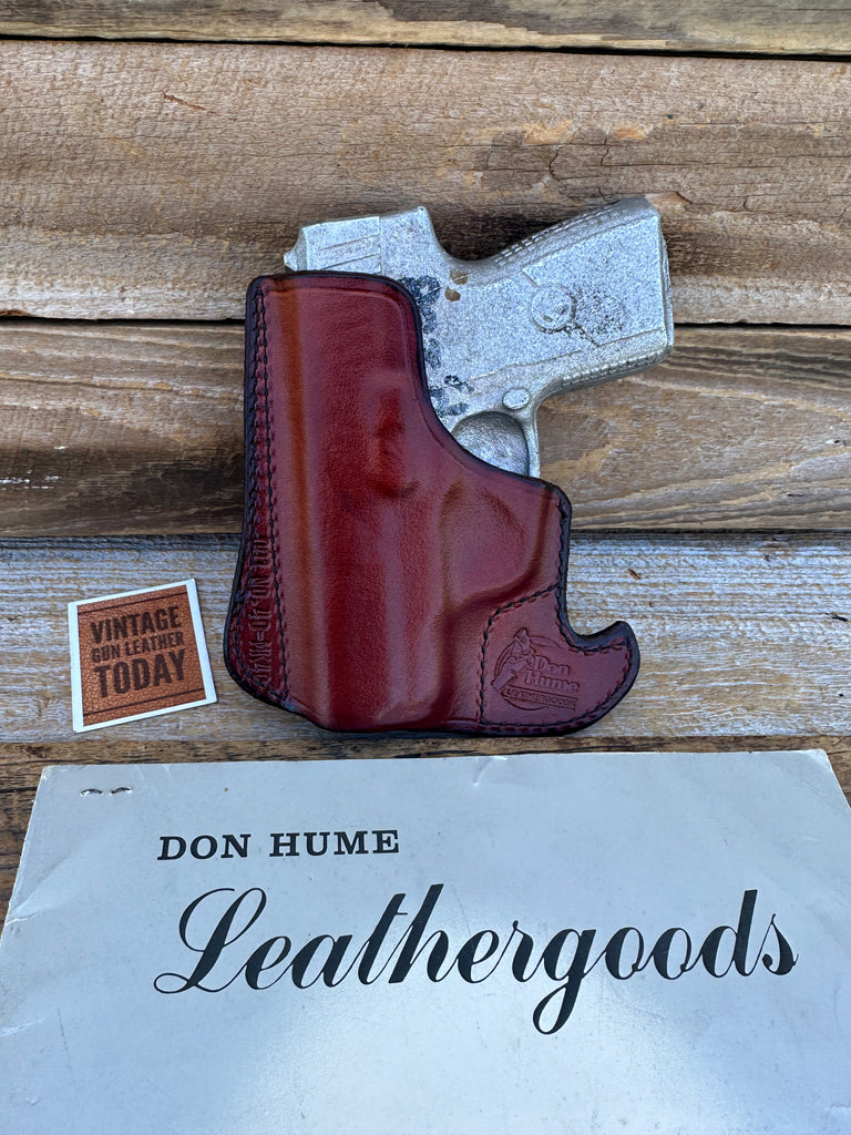 Don Hume 001 Brown Leather Front Pocket Holster For KAHR MK40 PM40 PM9 MK9