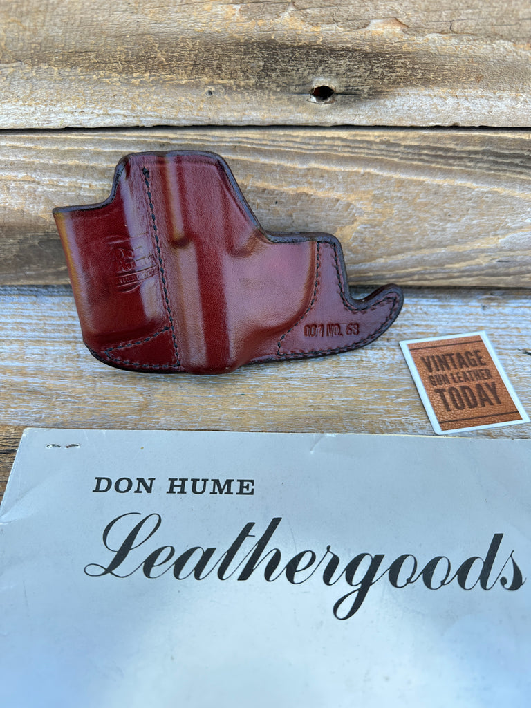 Don Hume 001 Brown Leather Front Pocket Holster For North American Arms Guardian