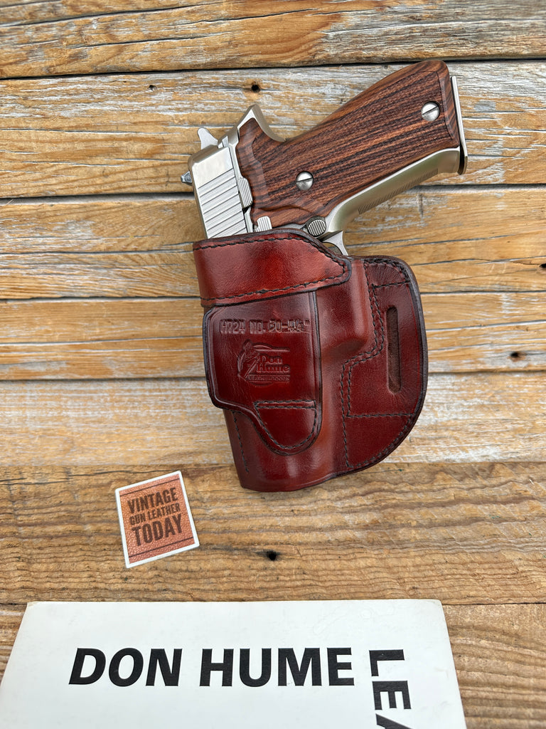 Don Hume Brown Leather H724 30 4 1/4 OWB Holster For Sig P220 P226 220 226