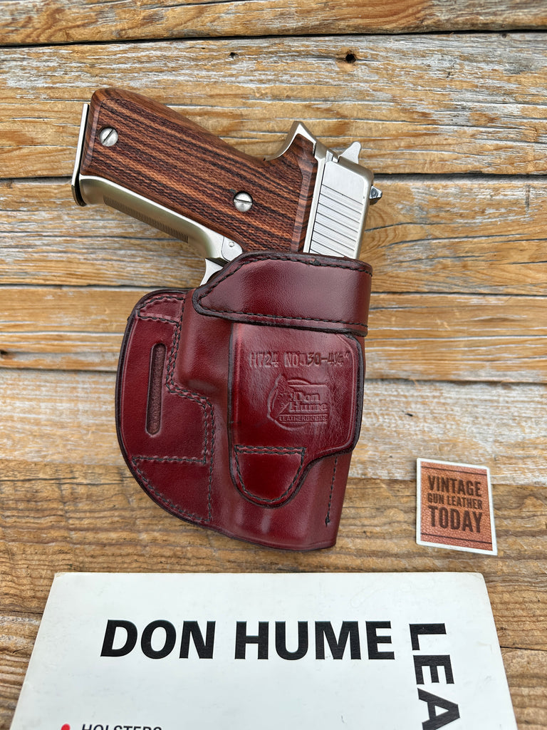 Don Hume Brown Leather H724 30 4 1/4 OWB Holster For Sig P220 P226 220 226