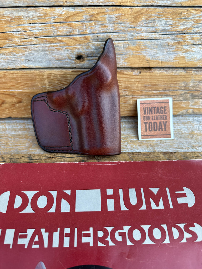 Vintage Don Hume Saddle Brown OWB Holster for American Derringer Model 1 M-1 .45