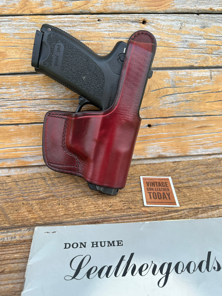 Vintage Don Hume JIT Brown Leather Holster For Heckler Koch H&K USP 9 40 P2000