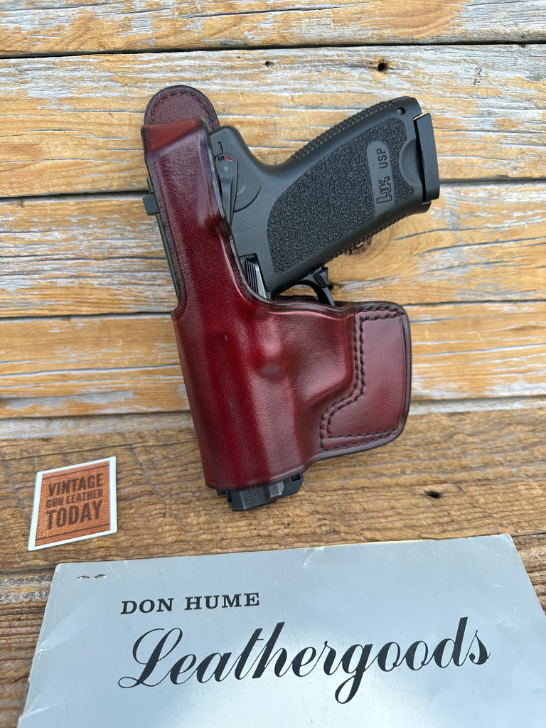 Vintage Don Hume JIT Brown Leather Holster For Heckler Koch H&K USP 9 40 P2000