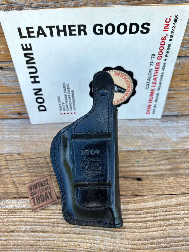 Don Hume Black Basket Leather Lined Left Draw X26 M26 Taser OWB Holster