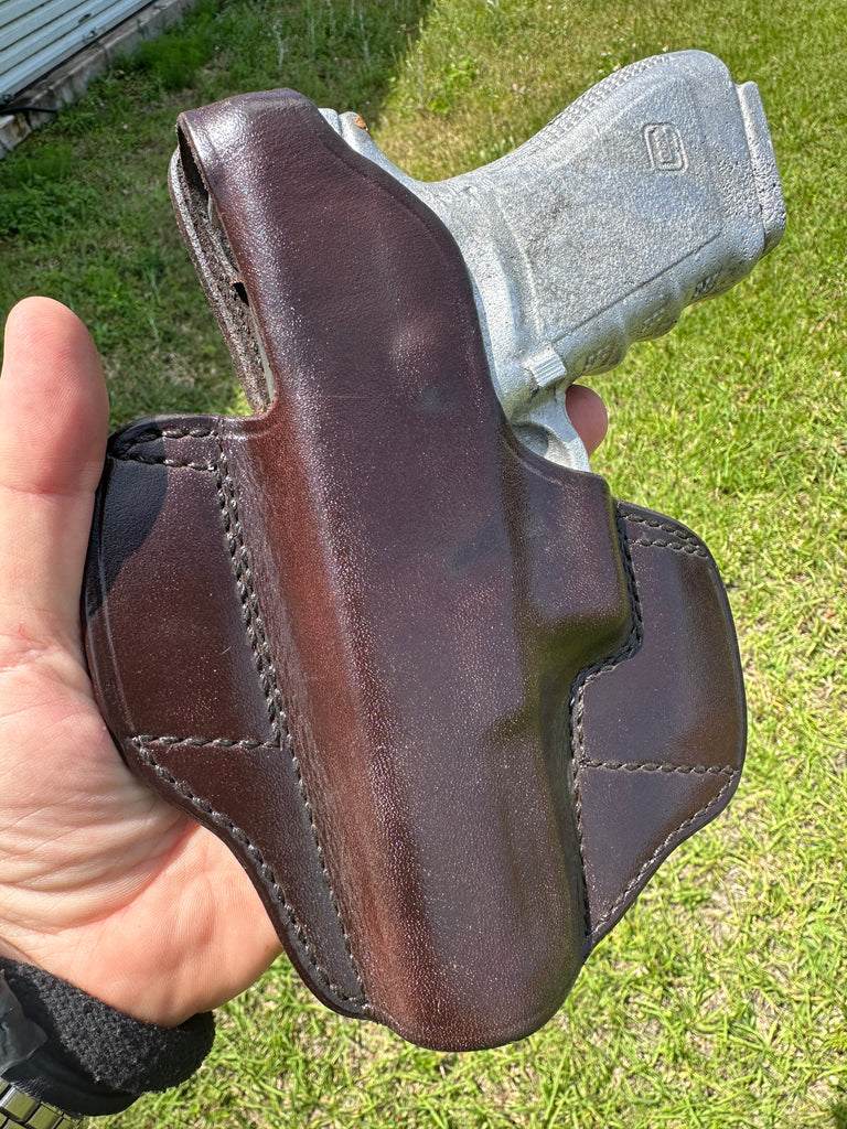Vintage Don Hume H721 CS  Leather OWB Holster For Glock 17 22 31 G17 G22 G31