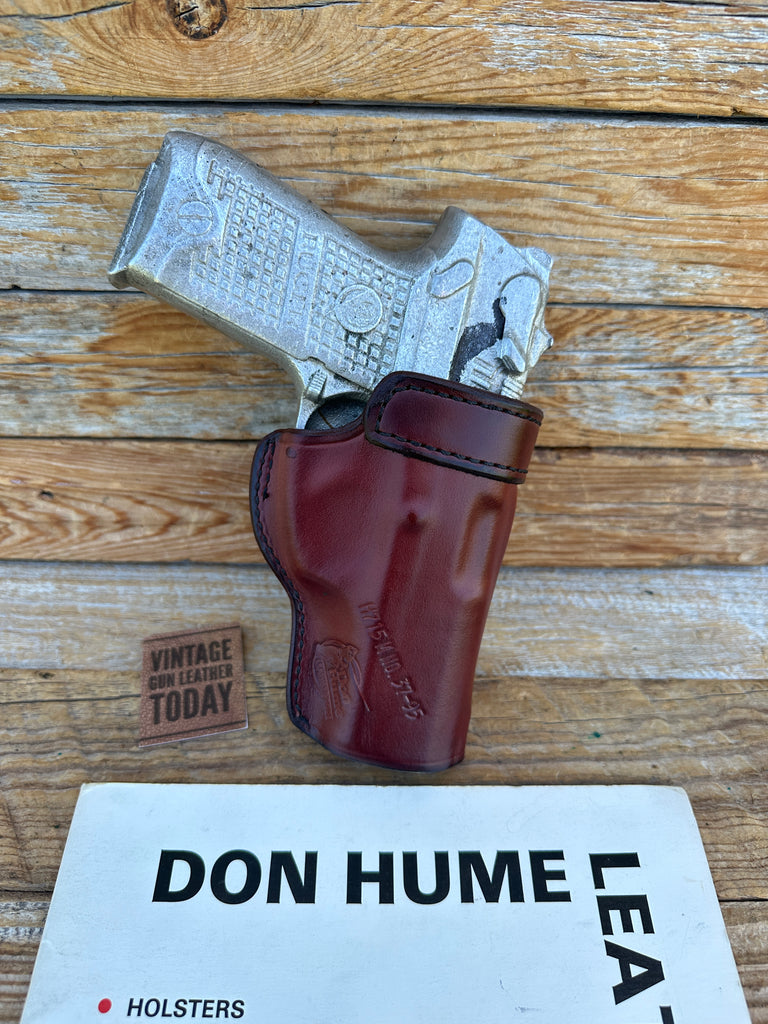 H715 37-95 Don Hume IWB Brown Leather Holster For Ruger P93 P95