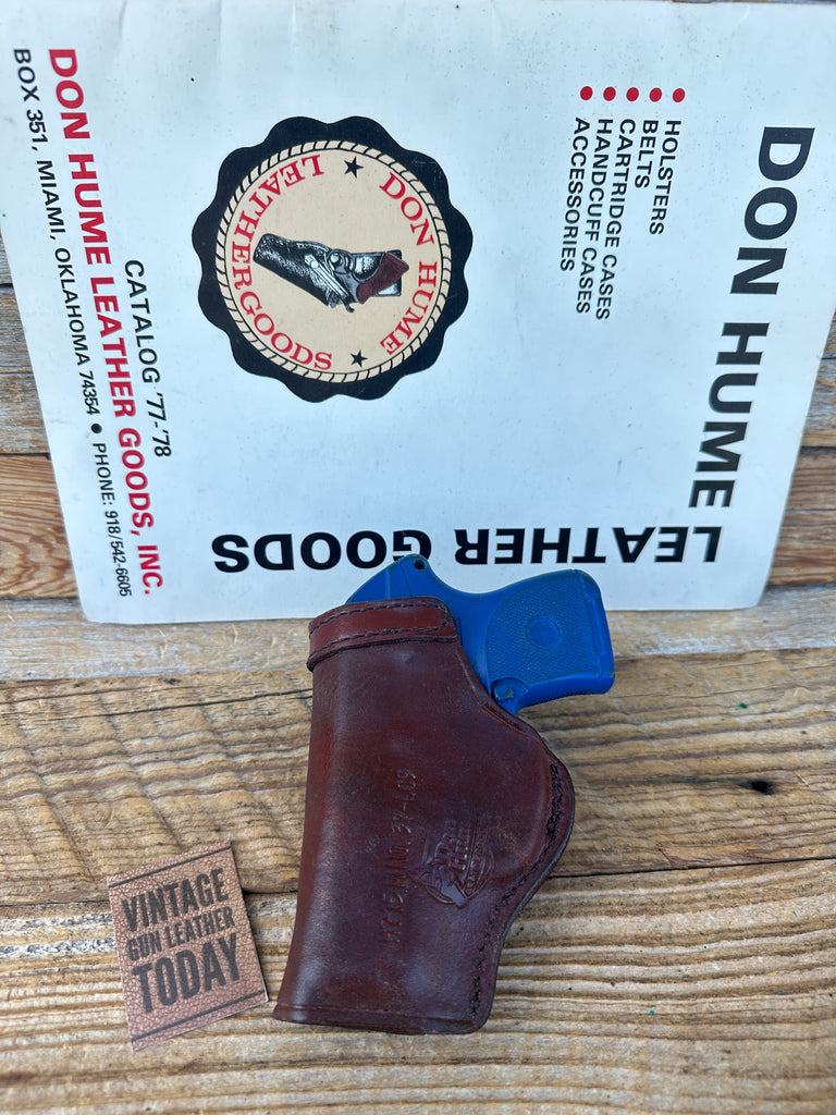 H715 37-LC9 Don Hume IWB Brown Leather Holster For Ruger LC9 Right