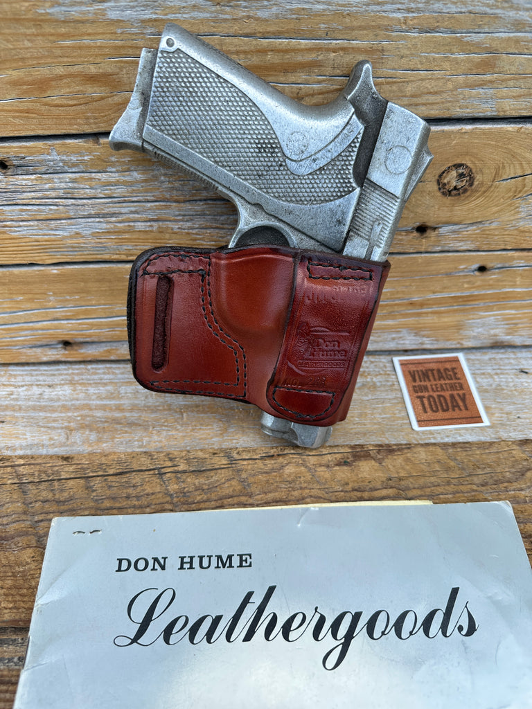 Vintage Don Hume JIT Slide Leather Holster For Smith Wesson S&W 3913 TSW