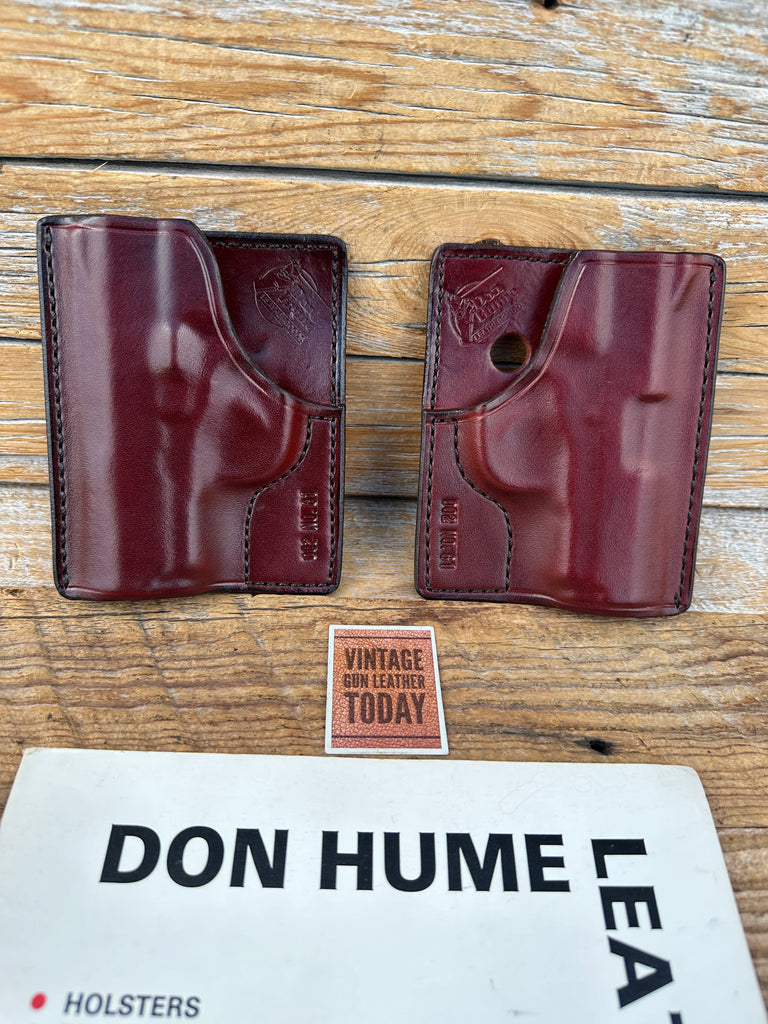 Vintage Don Hume Brown Leather 002 81 Pocket Holster for Colt Pocket 9