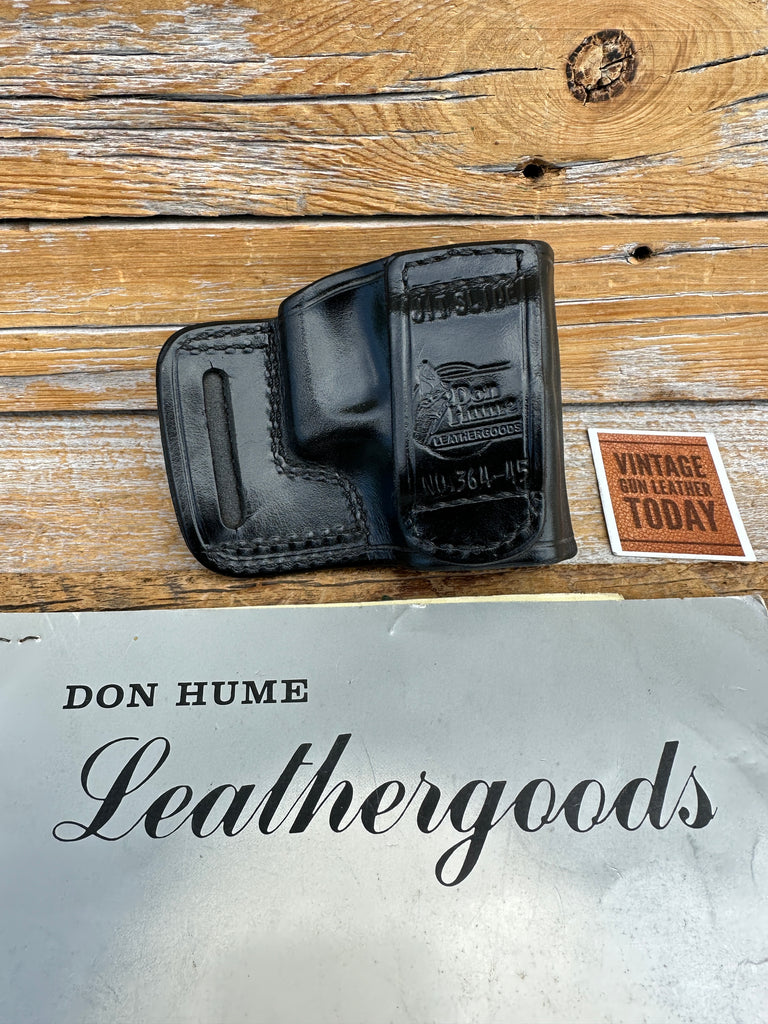 Discontinued Vintage Don Hume Leather JIT Slide OWB Holster For GLOCK 36 G36