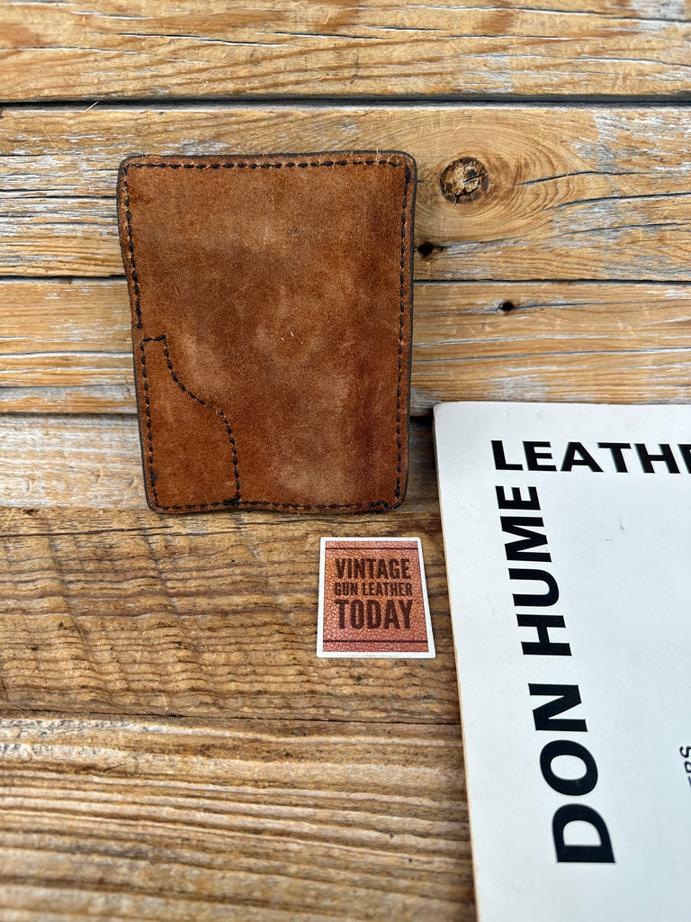 Vintage Don Hume Brown Leather 002 81 Pocket Holster for Colt Pocket 9