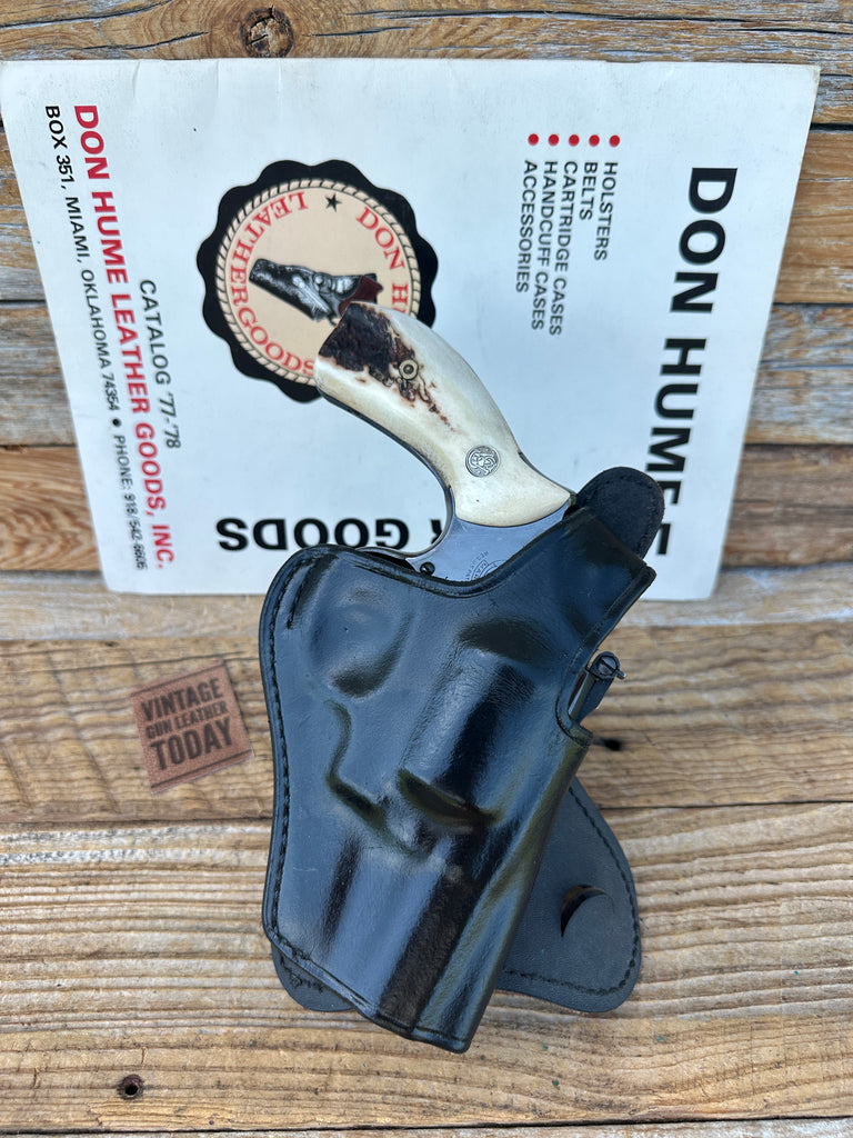 Don Hume H720 1-2 1/2 Leather Paddle Holster for S&W K 2 1/2" Revolver 19 15