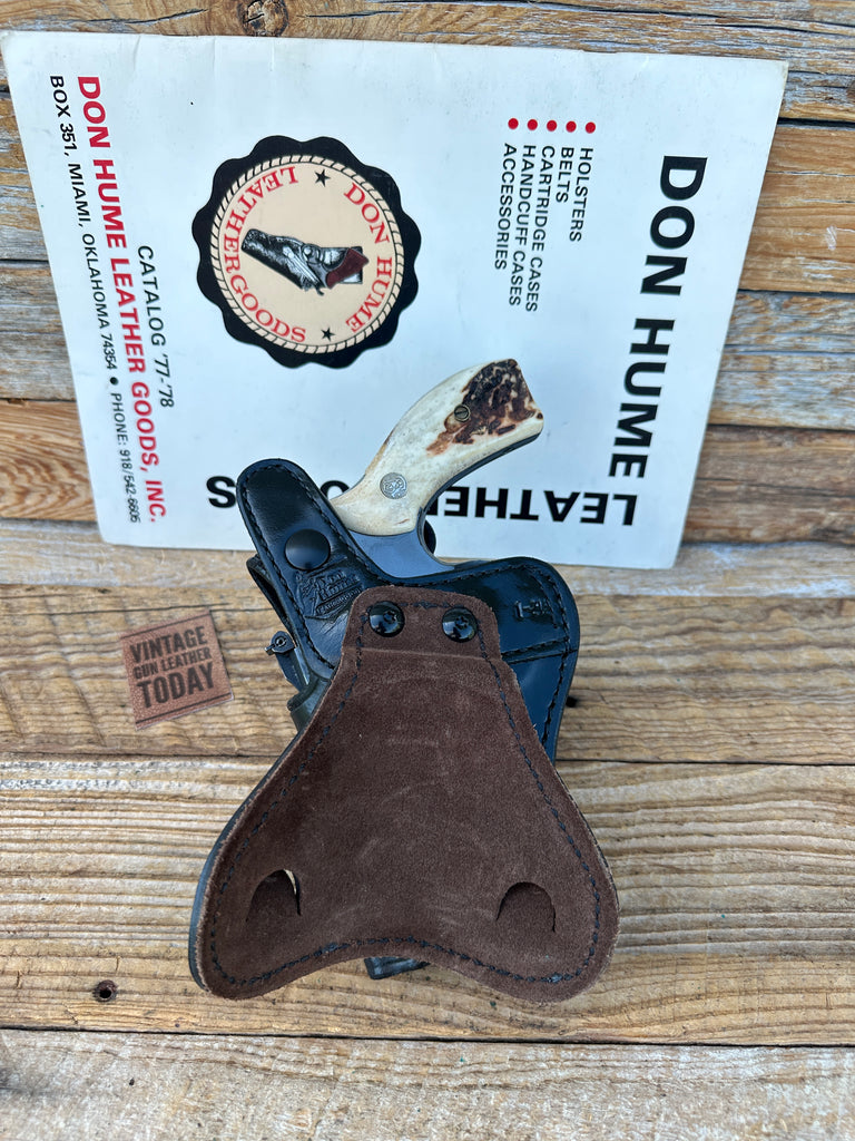 Don Hume H720 1-2 1/2 Leather Paddle Holster for S&W K 2 1/2" Revolver 19 15