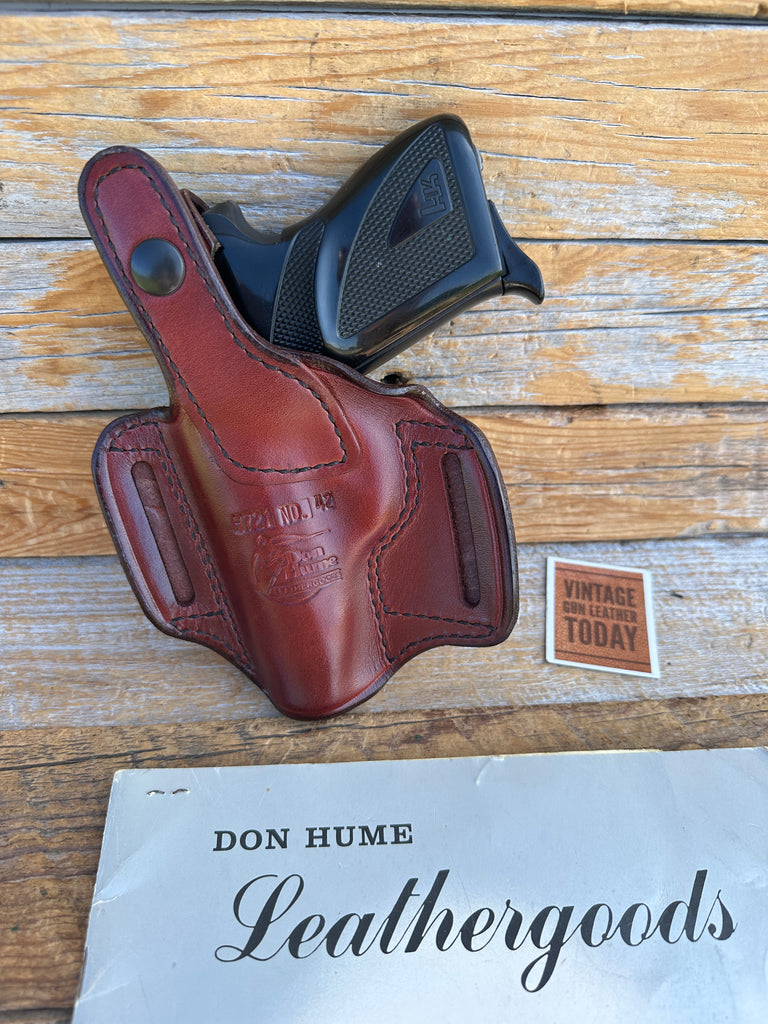 Vintage Don Hume Brown Leather H721 Agent 9 Holster for Sig P230 P232 H&K HK4