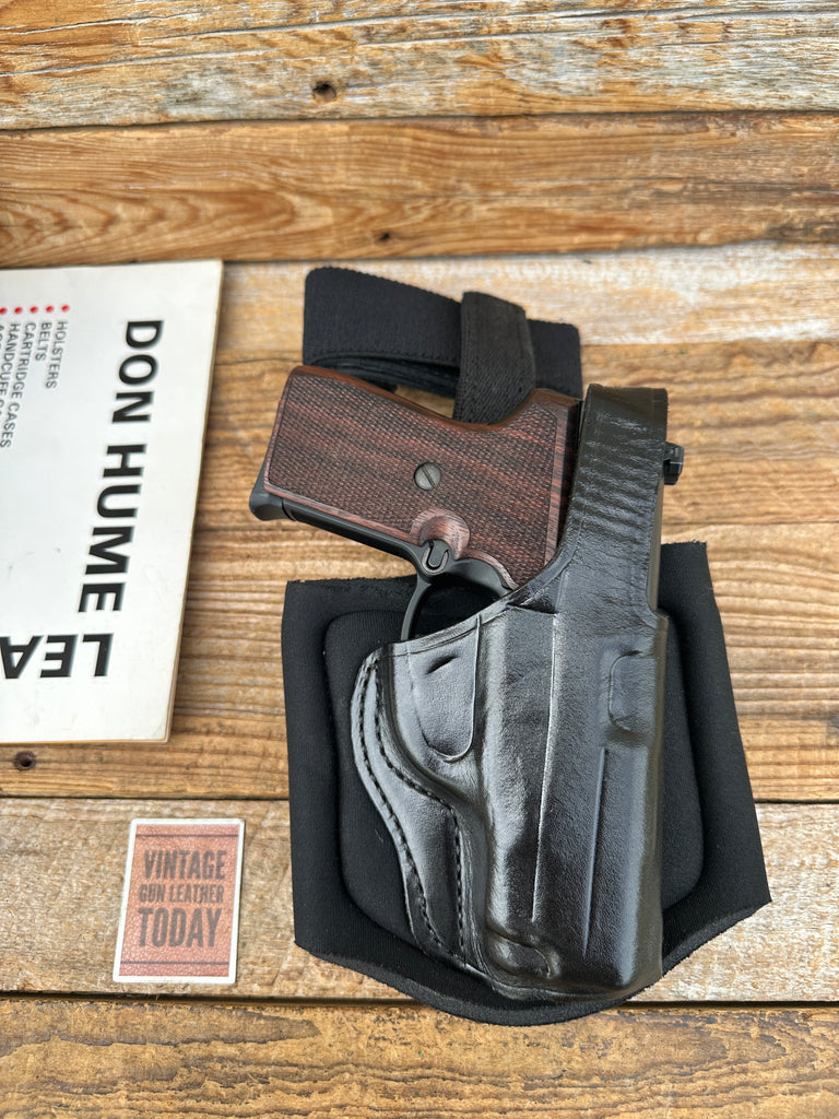 Don Hume Ankle Safe Padded Ankle Holster Rig For Sig P239 Right