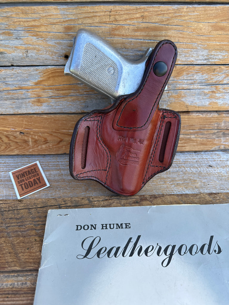 Vintage Don Hume Brown Leather H721 Agent 9 Holster for Sig P230 P232 H&K HK4