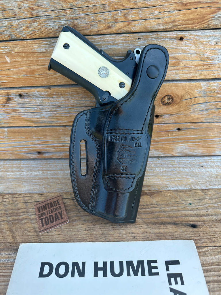Don Hume H722 Brown / Black Leather Holster For Colt 1911 Kimber Para S&W .45