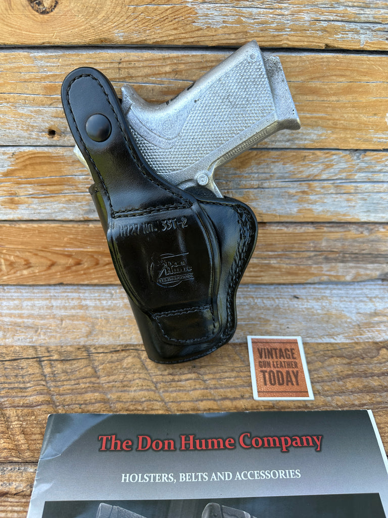 Vintage Don Hume Black OWB Basket Leather Holster For Smith Wesson 4513 4553 TSW