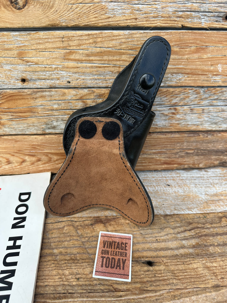 Vintage Don Hume H720 30 RNH Paddle Holster Black Leather for Sig P226R DAK