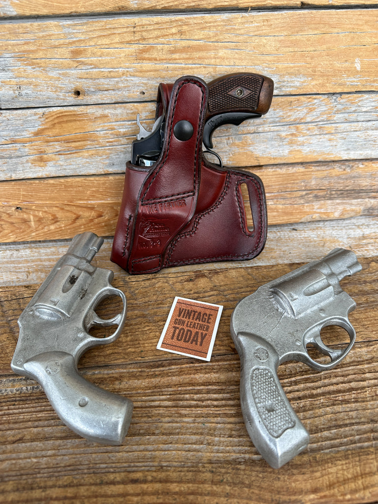Don Hume Brown Leather Cross Holster For Charter S&W 36 37 640 649 2" Revolver