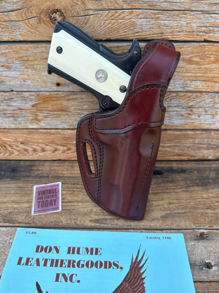 Don Hume H722 Brown / Black Leather Holster For Colt 1911 Kimber Para S&W .45