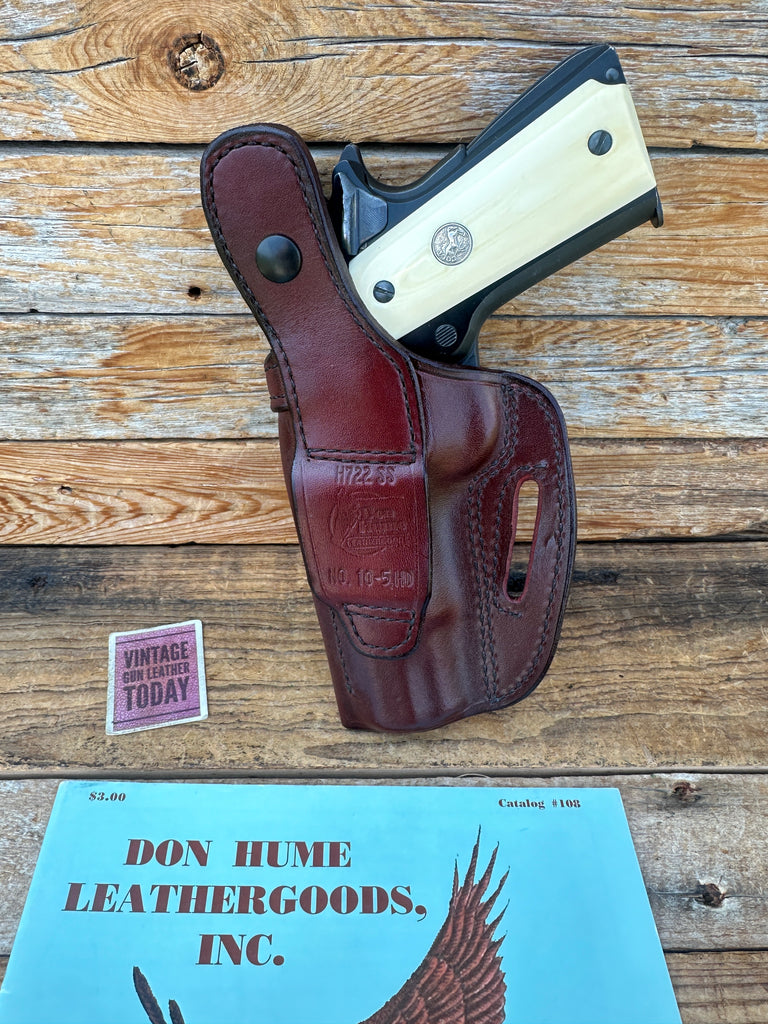 Don Hume H722 Brown / Black Leather Holster For Colt 1911 Kimber Para S&W .45