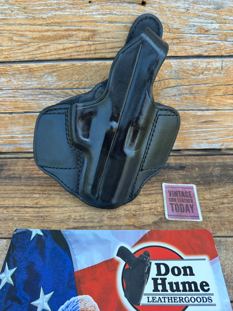 Vintage Don Hume H721 37-95 Black Leather OWB Holster For Ruger P93 P95