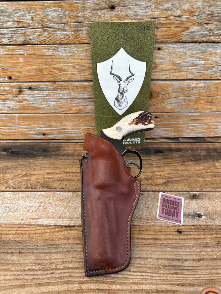 Vintage Safariland FBI Style Holster For S&W 4" Medium K Frame 10 12 15 19 LEFT