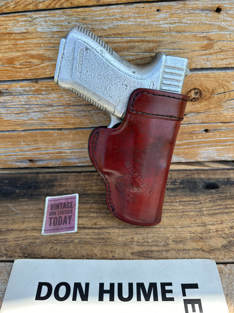 Don Hume H715 Brown Leather Open Top IWB Holster For GLOCK G19 G22 G33