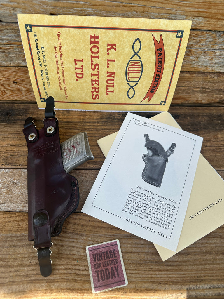 KL NULL Brown Horsehide Seventrees TSS Anywhere Holster for Walther TPH